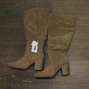 Universal Thread Womens Harlan Dress Boots 88098585 Taupe Brown 11M